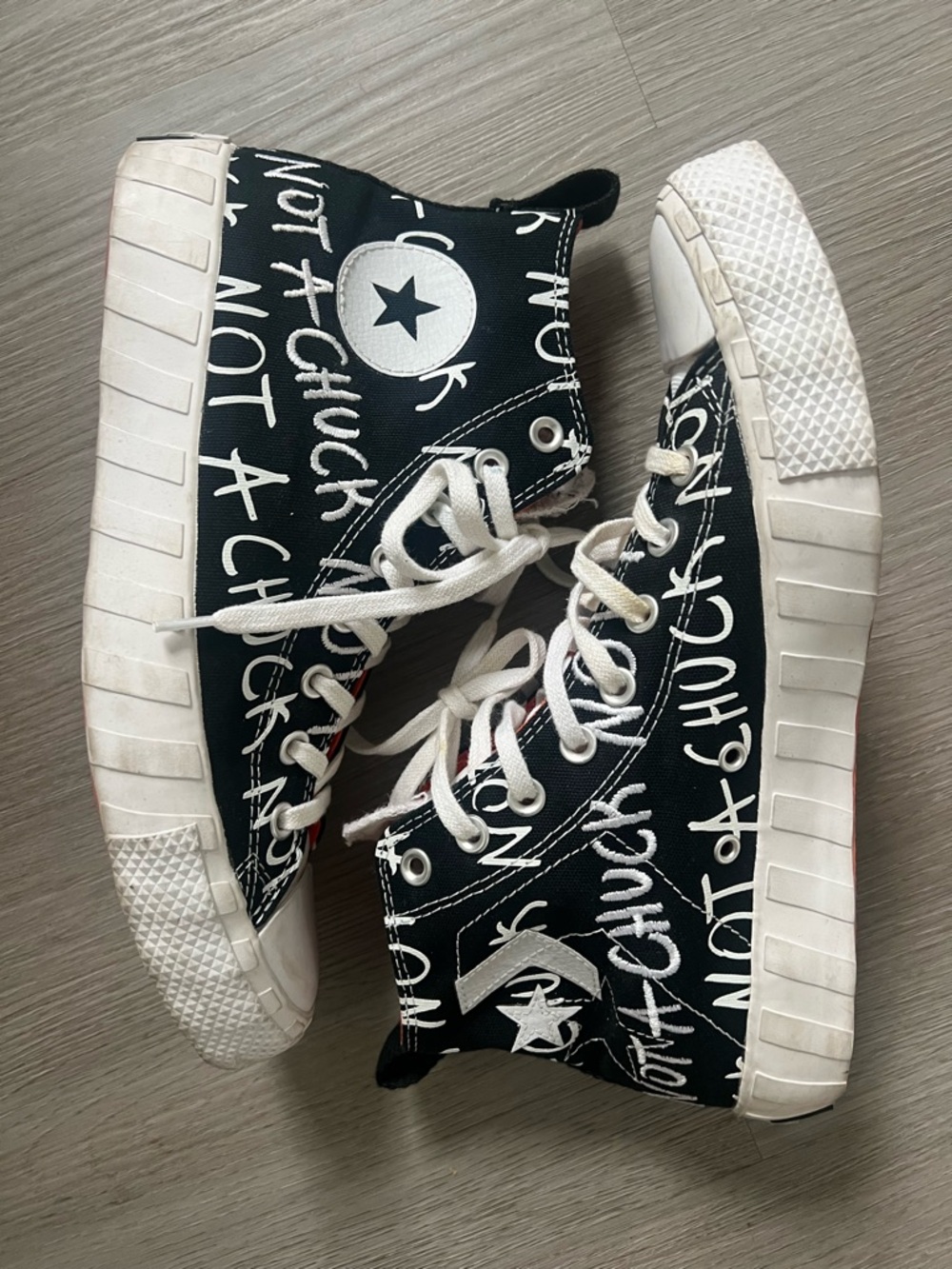Converse UNT1TL3D Hi Not A Chuck Black - Picture 5 of 5
